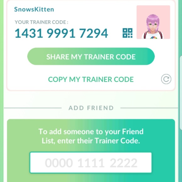 Pokemon GO Trainer Codes - Picture 2 of 3